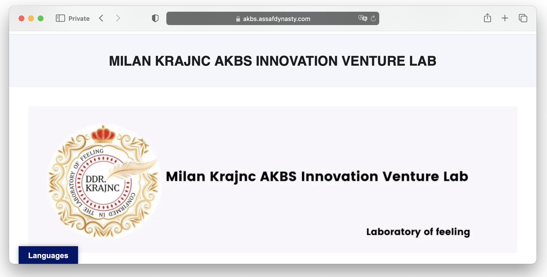 Milan Krajnc in Al-Khalifa business school (AKBS)